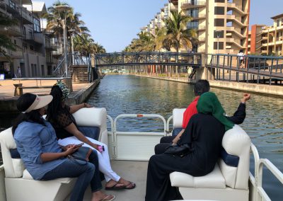 boatcruisecanal-people-Durban-Canal-cruise-pontoon-boat